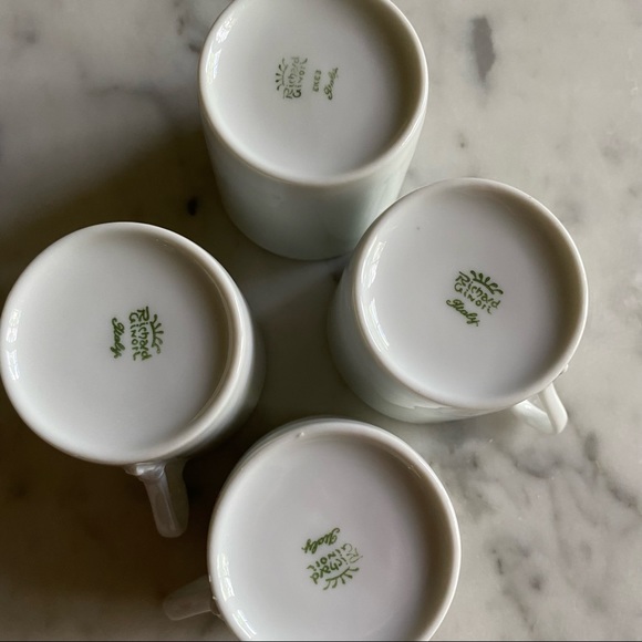 Richard Ginori | White Demitasse Espresso Cups - Set of 4 - Picture 4 of 6